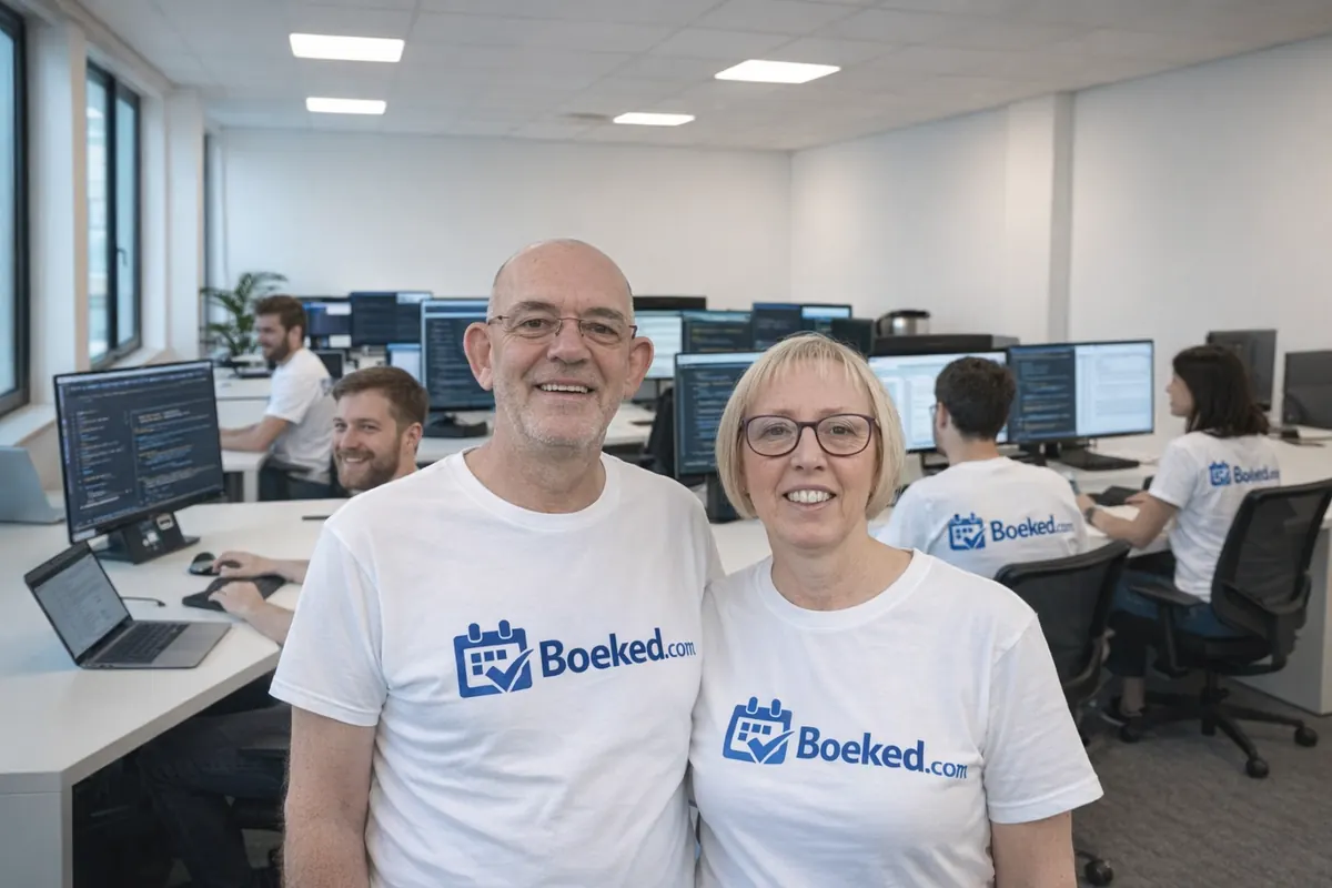 Karin & Luc — Fundadores de Boeked.com